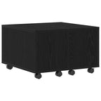Couchtisch Schwarz Eichen-Optik 60 x 60 x 38 cm Holzwerkstoff