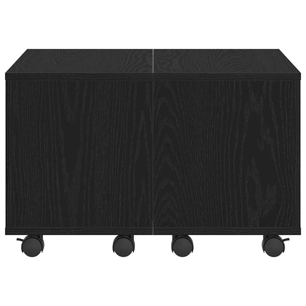 Couchtisch Schwarz Eichen-Optik 60 x 60 x 38 cm Holzwerkstoff