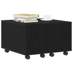 Couchtisch Schwarz Eichen-Optik 60 x 60 x 38 cm Holzwerkstoff