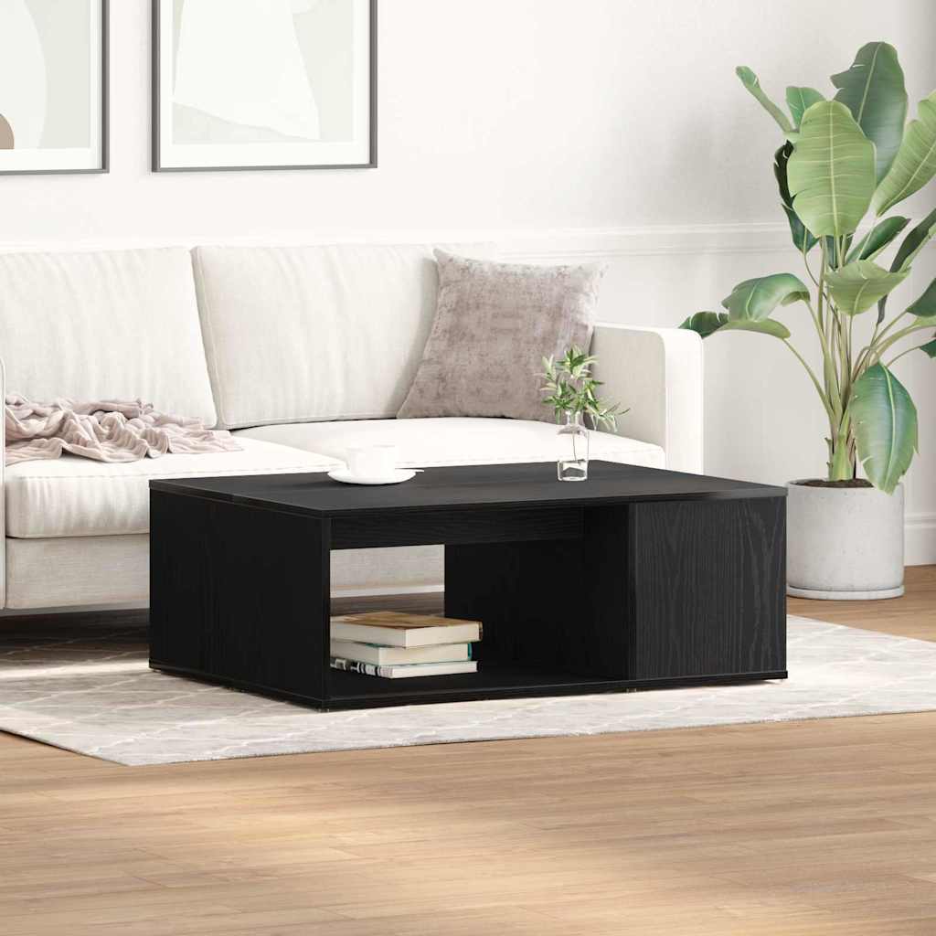 Couchtisch Schwarz Eichen-Optik 90 x 67 x 33 cm Holzwerkstoff