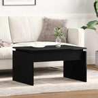 Couchtisch Schwarz Eichen-Optik 68 x 50 x 38 cm Holzwerkstoff