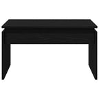 Couchtisch Schwarz Eichen-Optik 68 x 50 x 38 cm Holzwerkstoff