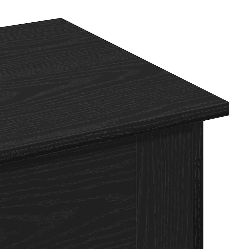 Couchtisch Schwarz Eichen-Optik 40 x 40 x 42 cm Holzwerkstoff