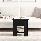 Couchtisch Schwarz Eichen-Optik 40 x 40 x 42 cm Holzwerkstoff