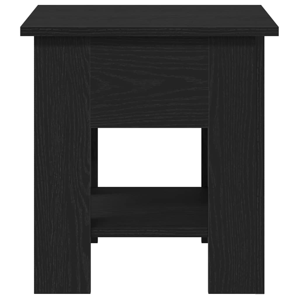 Couchtisch Schwarz Eichen-Optik 40 x 40 x 42 cm Holzwerkstoff