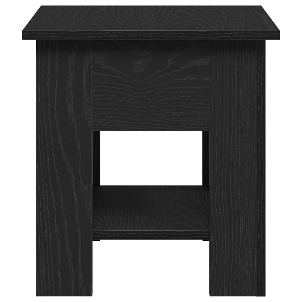 Couchtisch Schwarz Eichen-Optik 40 x 40 x 42 cm Holzwerkstoff