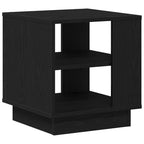 Couchtisch Schwarz Eichen-Optik 40 x 40 x 43 cm Holzwerkstoff