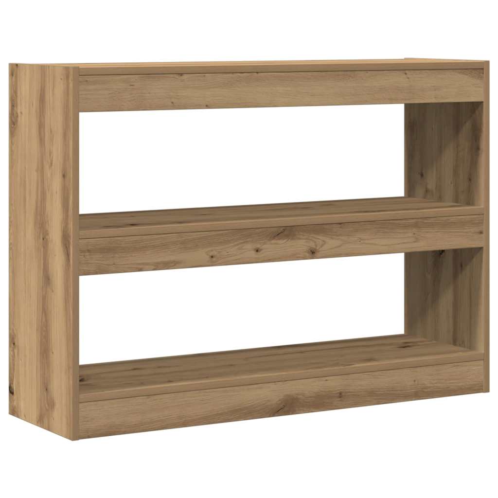 Bücherregal Artisan-Eiche 100 x 30 x 72 cm Holzwerkstoff