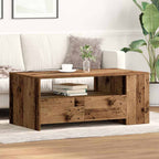 Couchtisch Altholz 102 x 55 x 43,5 cm Holzwerkstoff