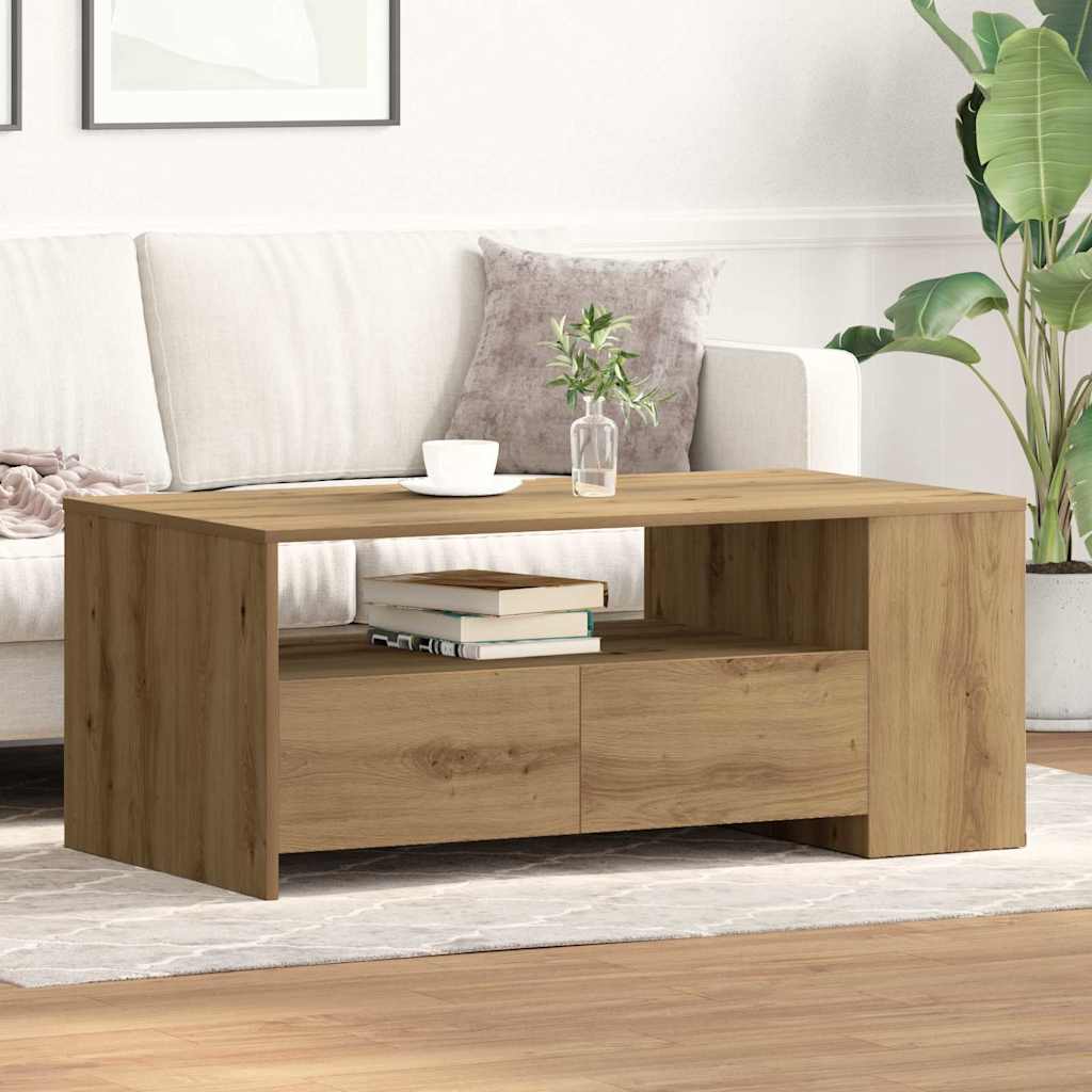 Couchtisch Artisan-Eiche 102 x 55 x 43,5 cm Holzwerkstoff