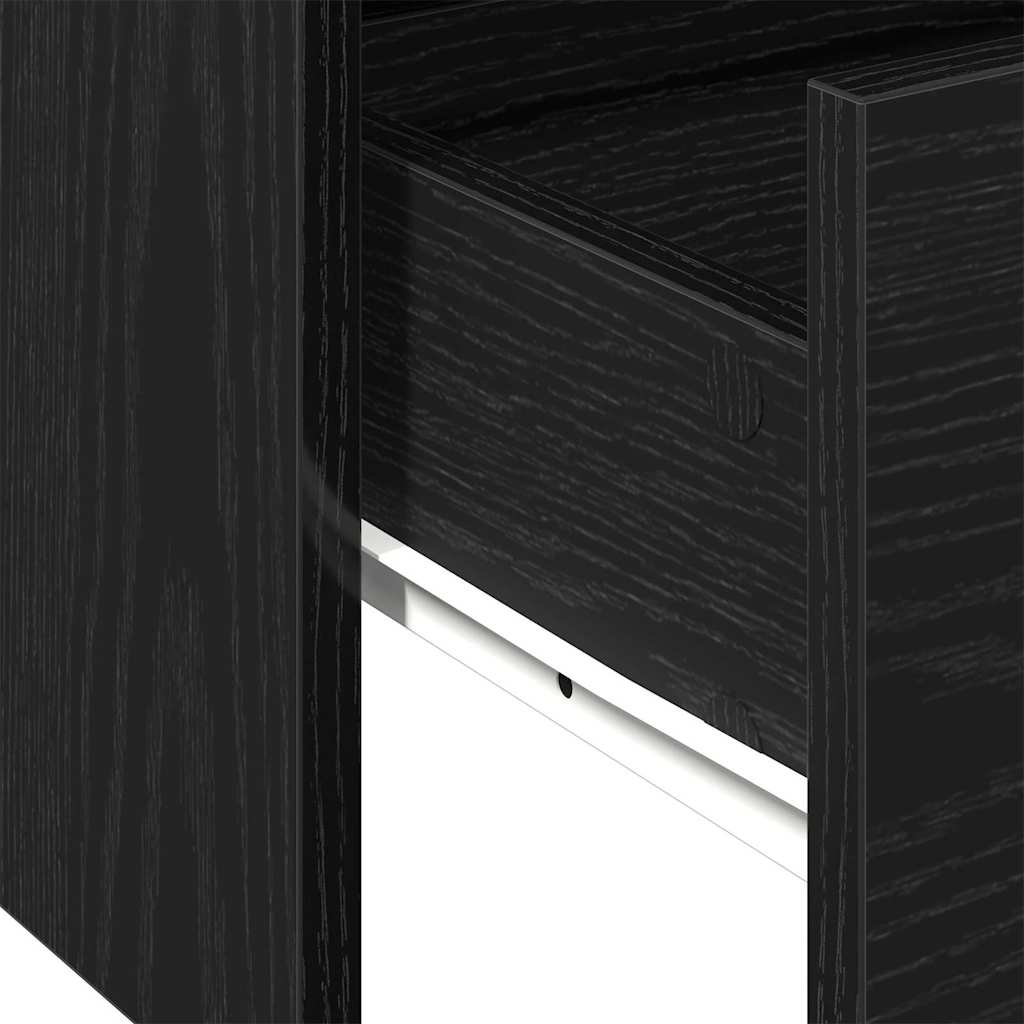 Couchtisch Schwarz Eichen-Optik 102 x 55 x 43,5 cm