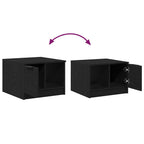 Couchtisch Schwarze Eiche 50 x 50 x 36 cm Holzwerkstoff