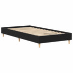 Bettrahmen Schwarz Eichen-Optik 203 x 93 x 25 cm Holzwerkstoff