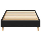 Bettrahmen Schwarz Eichen-Optik 203 x 93 x 25 cm Holzwerkstoff