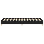 Bettrahmen Schwarz Eichen-Optik 203 x 93 x 25 cm Holzwerkstoff
