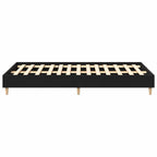 Bettrahmen Schwarz Eichen-Optik 193 x 143 x 25 cm Holzwerkstoff