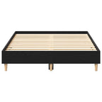 Bettrahmen Schwarz Eichen-Optik 193 x 123 x 25 cm Holzwerkstoff