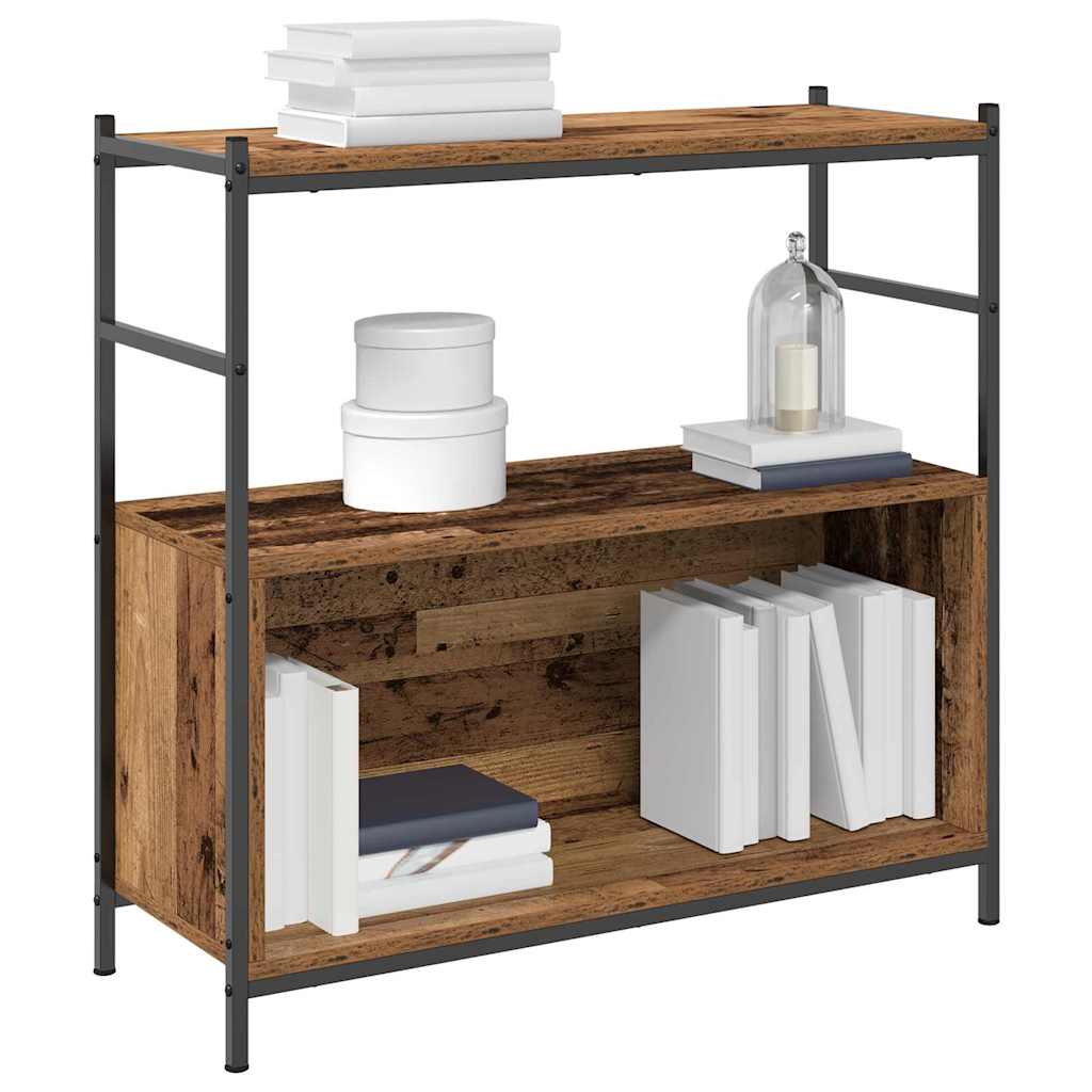 Bücherregal Geräucherte Eiche 80 x 30 x 78,5 cm Holzwerkstoff