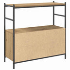 Bücherregal Artisan-Eiche 80 x 30 x 78,5 cm Holzwerkstoff