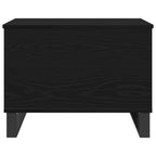 Couchtisch Schwarz Eichen-Optik 60 x 44,5 x 45 cm