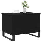 Couchtisch Schwarz Eichen-Optik 60 x 44,5 x 45 cm