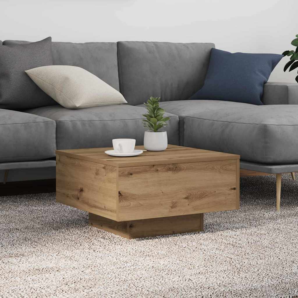 Couchtisch Artisan-Eiche 55 x 55 x 31 cm Holzwerkstoff