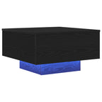 Couchtisch Schwarz Eichen-Optik 55 x 55 x 31 cm Holzwerkstoff