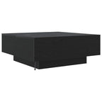 Couchtisch Schwarz Eichen-Optik 80 x 80 x 31 cm Holzwerkstoff