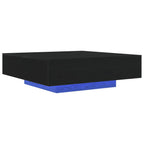 Couchtisch Schwarz Eichen-Optik 100 x 100 x 31 cm Holzwerkstoff