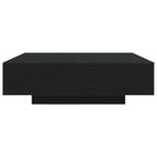 Couchtisch Schwarz Eichen-Optik 100 x 100 x 31 cm Holzwerkstoff