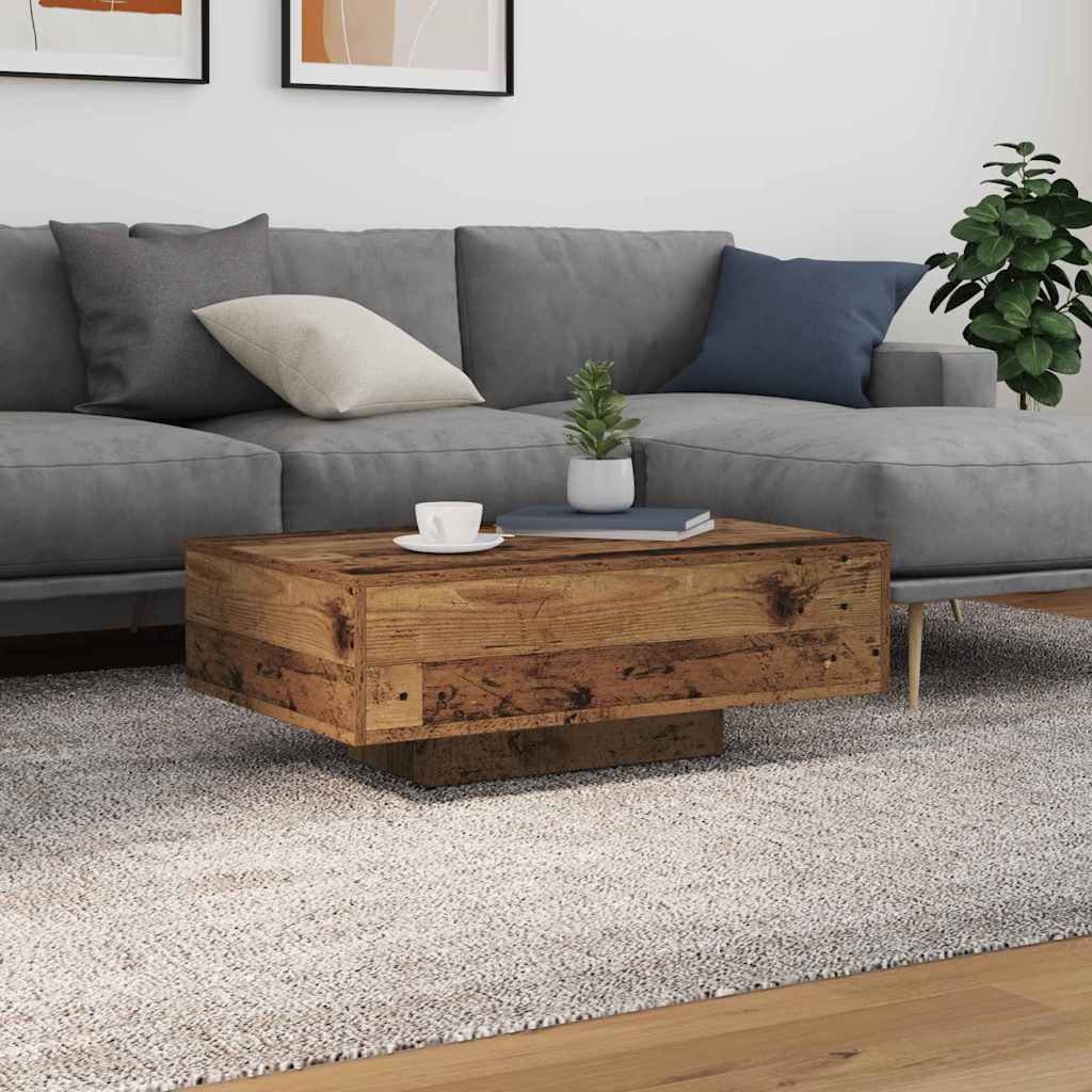 Couchtisch Altholz 85 x 55 x 31 cm Holzwerkstoff