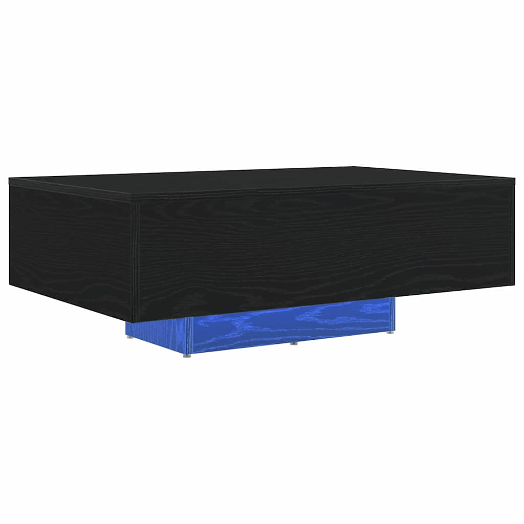 Couchtisch Schwarz Eichen-Optik 85 x 55 x 31 cm Holzwerkstoff