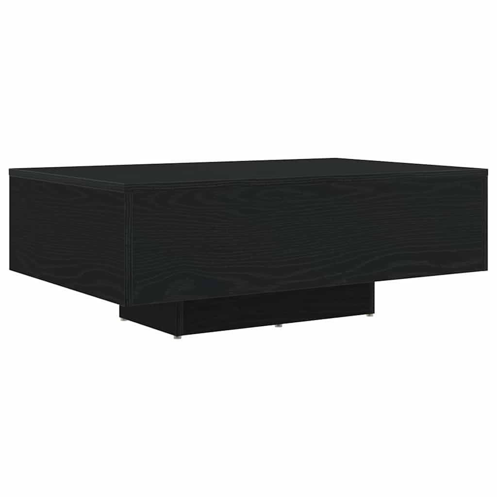 Couchtisch Schwarz Eichen-Optik 85 x 55 x 31 cm Holzwerkstoff