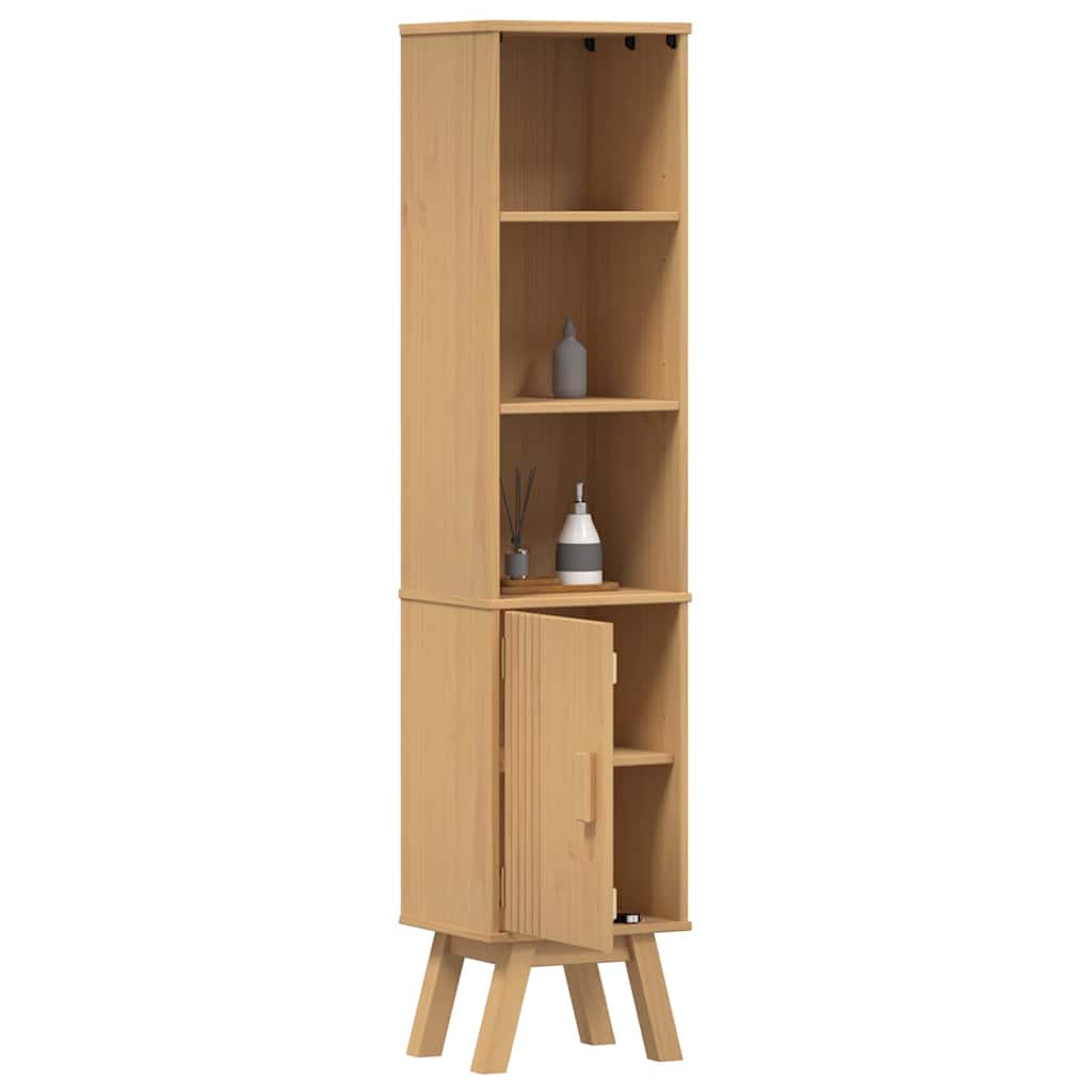 Badezimmerschrank mit Regal Olden Braun 35 x 30 x 159 cm