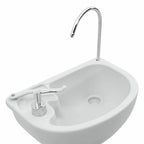 Camping Toiletten-Set 2 pcs Grau 50,5 x 33 x 103 cm