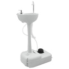 Camping Toiletten-Set 2 pcs Grau 50,5 x 33 x 103 cm