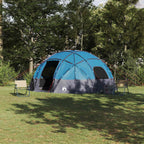 Kuppelzelt mit Dach mit Speicher Blau 475 x 475 x 235 cm Taft