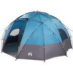 Kuppelzelt mit Dach mit Speicher Blau 475 x 475 x 235 cm Taft