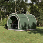 Fahrradgarage mit Dach Grün 256 x 222 x 182 cm Taft