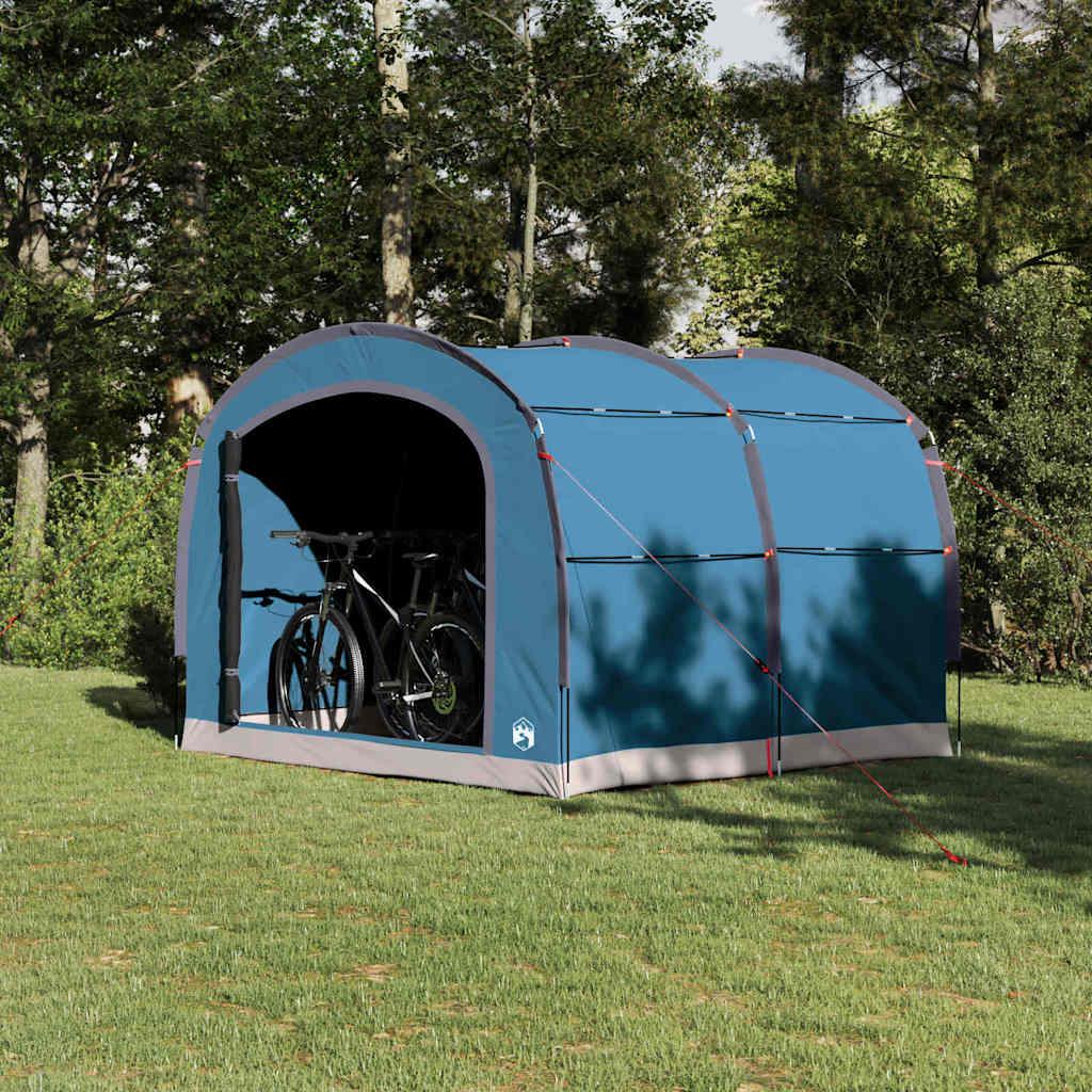 Zelt mit Dach mit Speicher Blau 268 x 240 x 191 cm Polyester