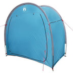 Fahrradgarage mit Dach mit Speicher Blau 210 x 90 x 174 cm