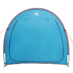 Fahrradgarage mit Dach mit Speicher Blau 210 x 90 x 174 cm