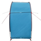 Fahrradgarage mit Dach mit Speicher Blau 210 x 90 x 174 cm