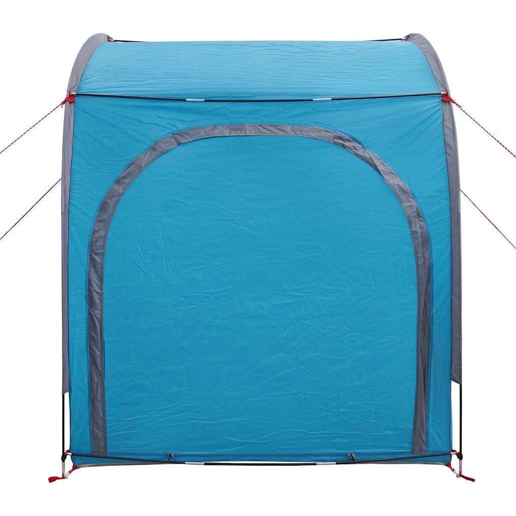 Fahrradgarage mit Dach mit Speicher Blau 218 x 156 x 180 cm