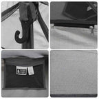 Innenzelt mit Dach Schwarz 240 x 160 x 133 cm Mit Netz
