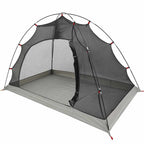 Zelt mit Dach mit Speicher Grau und Schwarz 236 x 108 x 120 cm