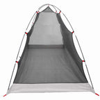 Zelt mit Dach mit Speicher Grau und Schwarz 236 x 108 x 120 cm