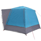 Campingzelt Hütte mit Dach Blau 420 x 420 x 227 cm Polyester