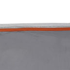 Wasserfeste Plane mit Dach Grau und Orange 240 x 300 cm