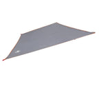 Wasserfeste Plane mit Dach Grau und Orange 240 x 300 cm